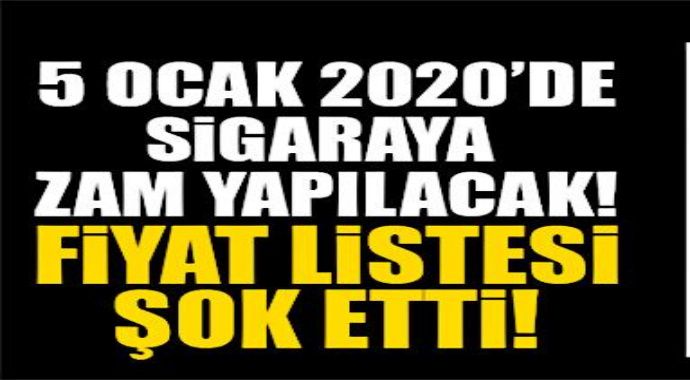 2020 Zam Var mı Yeni Güncel Sigara Fiyatları