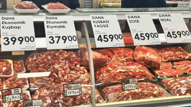İstanbul’da bazı marketlerde et fiyatları Ramazan ayı boyunca sabitlendi
