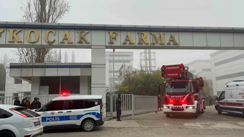 İlaç fabrikasında korkutan patlama İlaç fabrikasında korkutan patlama