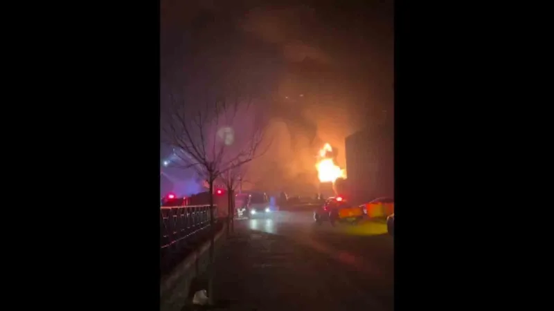 Bursa faciadan döndü: Geri dönüşüm tesisinde yangın 