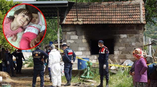 Aydın’daki yangında Naz ile Irmak kardeşler hayatını kaybetti