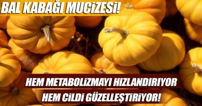 Kilo vermek isteyenler için bal kabağı bir mucize!