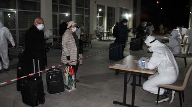 Yozgat’taki yurda Almanya’dan gelen 285 kişi yerleştirildi