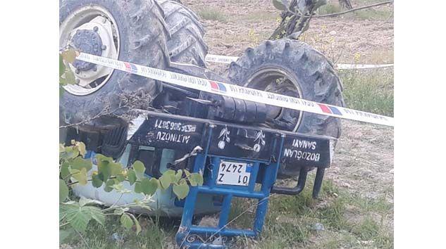 Hatay’da devrilen traktörün altında kalan Hüsamettin Dağlı öldü