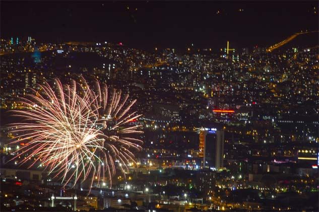 TBMM’de hava fişeklerle görsel şölen