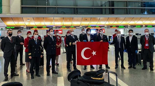 ABD’de Türkiye’ye ilk tahliye uçuşu gerçekleşti