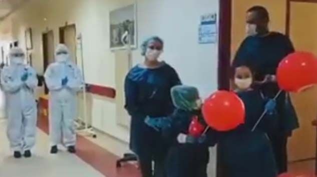 4 kişilik aile korona virüsü yendi