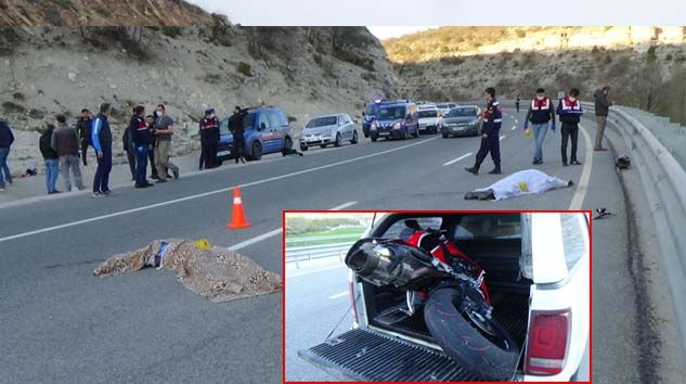 Kütahya’daki motosiklet kazasında Adil Bayram Tunç ve Volkan Türk hayatını kaybetti