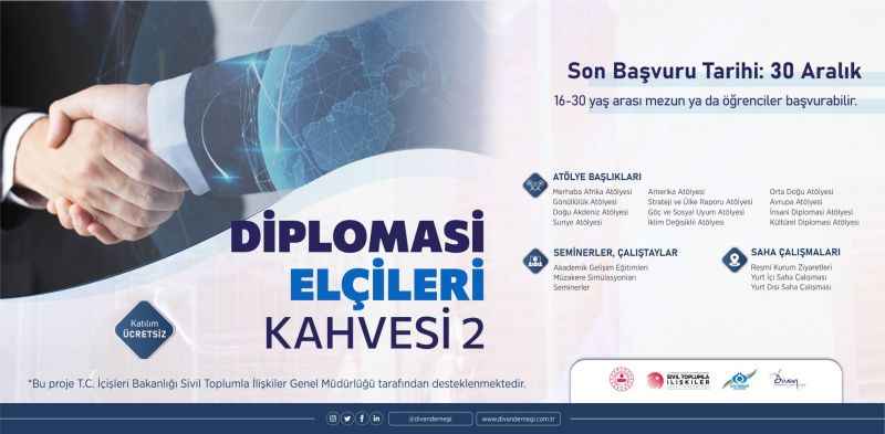 Gençlere diplomasi eğitimi fırsatı! Gençlere diplomasi eğitimi fırsatı!