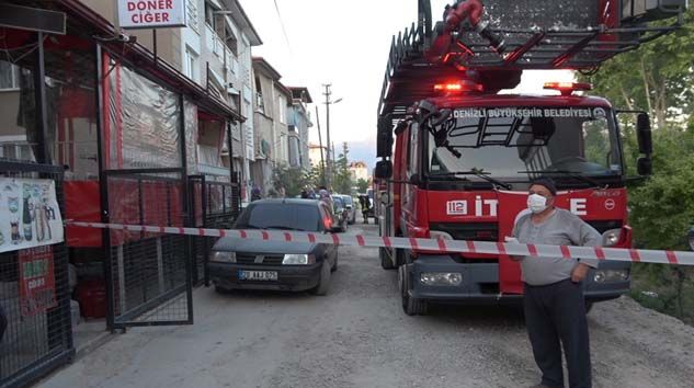 Denizli’de çıkan yangında Mustafa Kaplan hayatını kaybetti