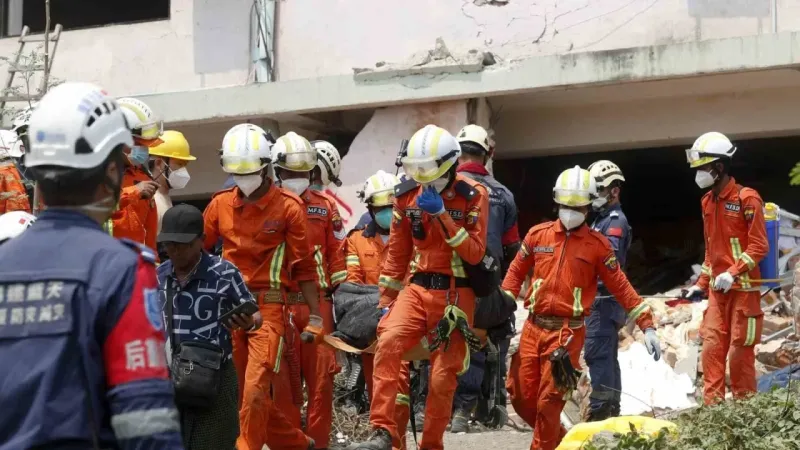 Myanmar’daki depremlerde can kaybı 3 bin 145’e yükseldi