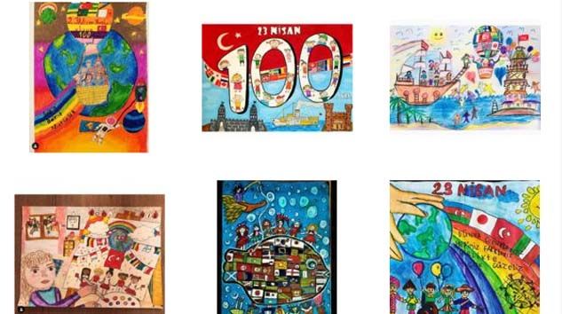 Çocuklar hayallerindeki 23 Nisan’ı D&R için çizdi