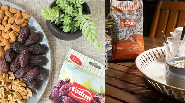 Ramazan ayında ambalajlı kuruyemiş ve kuru meyve ile beslenin