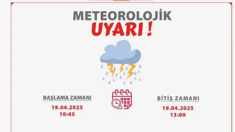 Ankara Valiliği uyardı: "Kuvvetli yağışlara dikkat"