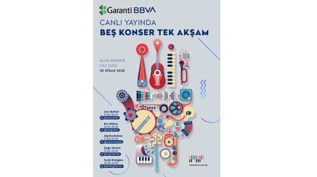 Garanti BBVA’dan Uluslararası Caz Günü’ne özel online festival