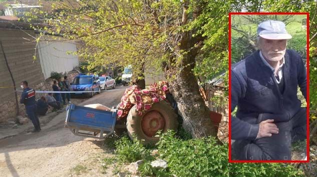 Traktör ile ağaç arasında sıkışan adam hayatını kaybetti