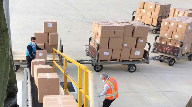 Tailwind Havayolları İspanya’ya 4 ton tıbbi malzeme ulaştırdı