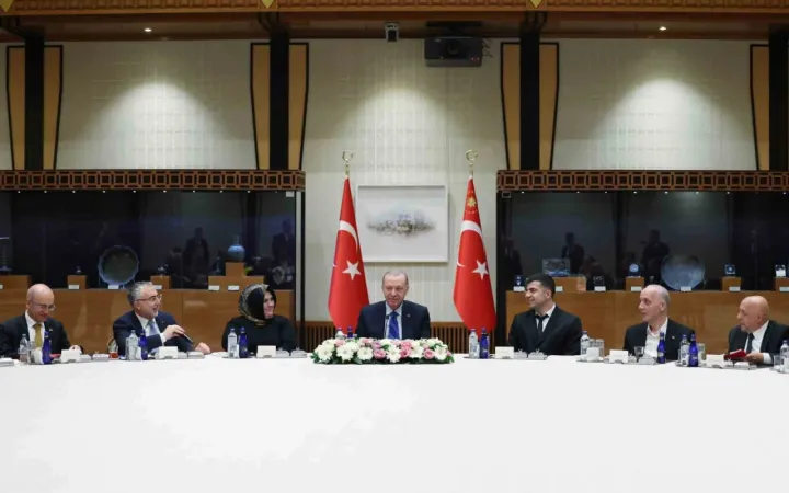 Cumhurbaşkanı Erdoğan işçilerle bir araya geldi