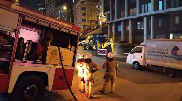 Şişli’de çalışma yapılırken doğal gaz borusu patladı