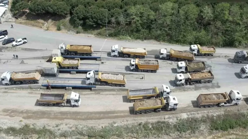 İstanbul’da hafriyat döküm sahası sayısının 1’e düşmesi kilometrelerce kuyruğa neden oldu