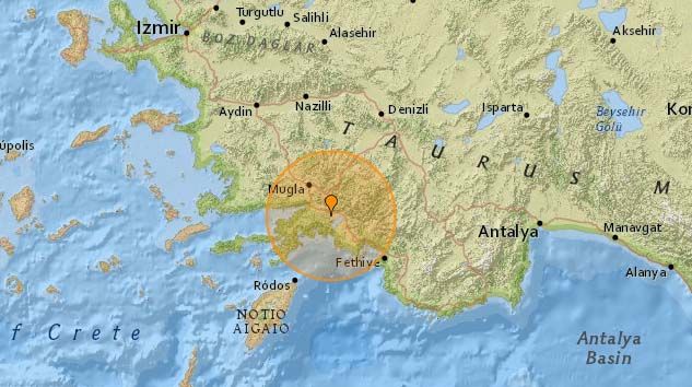 Önce Elazığ şimdi de Muğla’da deprem