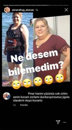 Pınar Altuğ’dan ‘yüzünüz çok çirkin’ diyen kadına tokat gibi cevap Pınar Altuğ’dan ‘yüzünüz çok çirkin’ diyen kadına tokat gibi cevap