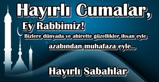 En güzel Cuma günü mesajları