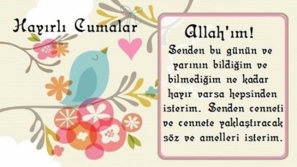 En güzel Cuma günü mesajları