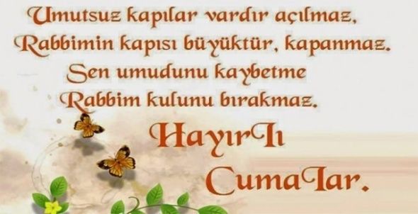 En güzel Cuma günü mesajları