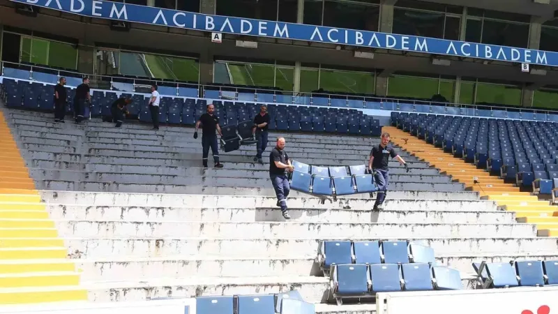 Fenerbahçe stadında yenileme ve tadilat çalışmaları başladı