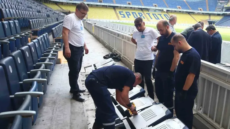 Fenerbahçe stadında yenileme ve tadilat çalışmaları başladı
