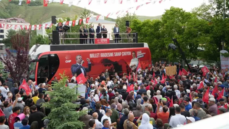 CHP Genel Başkanı Özel: "Verilip de tutulmayan sözler var, Kop Tüneli, havaalanı ne oldu?"