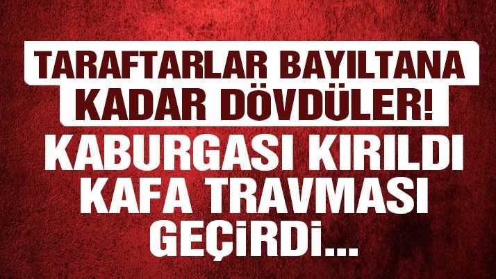 Taraftarlar darp ettikleri kalecinin kaburgasını kırdı!