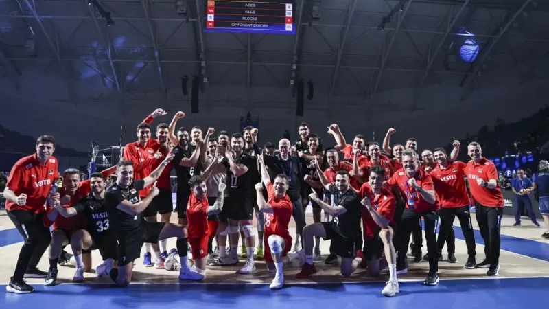 A Milli Erkek Voleybol Takımı, Bulgaristan’ı 3-0 mağlup etti