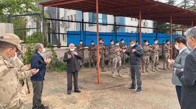 Tunceli’de Polis Özel Harekat (PÖH) Timleri dualarla El-Bab’a uğurlandı