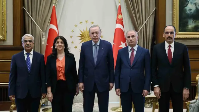 Cumhurbaşkanı Erdoğan, DEM Heyetini kabul etti