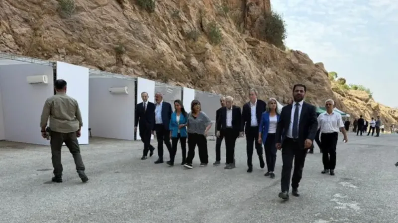 DEM heyeti, silah bırakma alanında