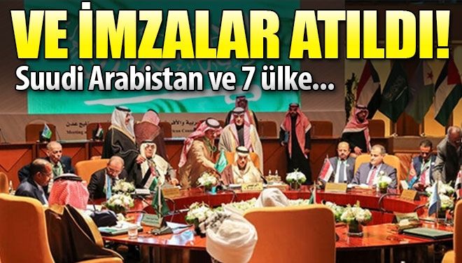 İmzalar atıldı! 8 ülkeden “yeni ittifak”