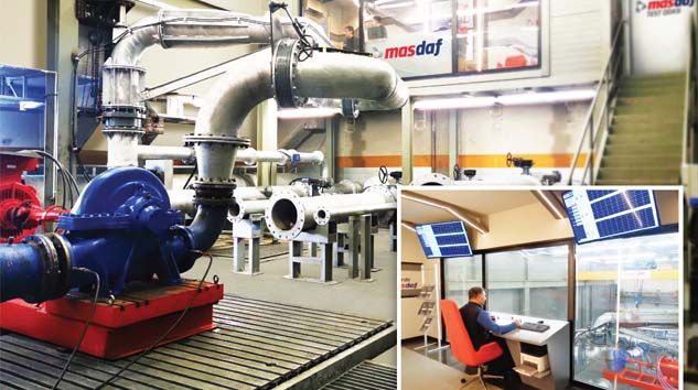 Masdaf’ın yüksek teknoloji “Pompa Test Standı” faaliyete geçti