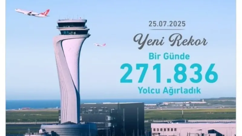 İGA İstanbul Havalimanı’nda yolcu rekoru kırıldı İGA İstanbul Havalimanı’nda yolcu rekoru kırıldı