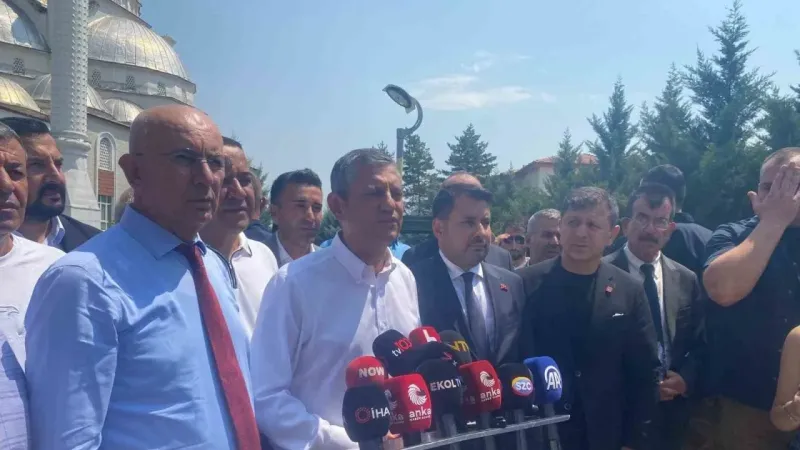 CHP Genel Başkanı Özel: "Doğruya doğru, yanlışa yanlış diyeceğiz"