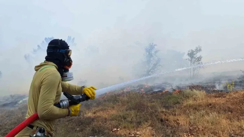 Bolu’da orman yangını: Havadan ve karadan müdahale sürüyor