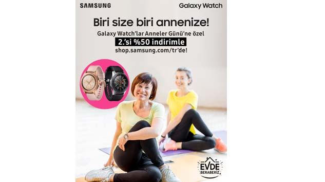 Samsung akıllı cep telefonları veya saatler ile başrol annenizin olsun