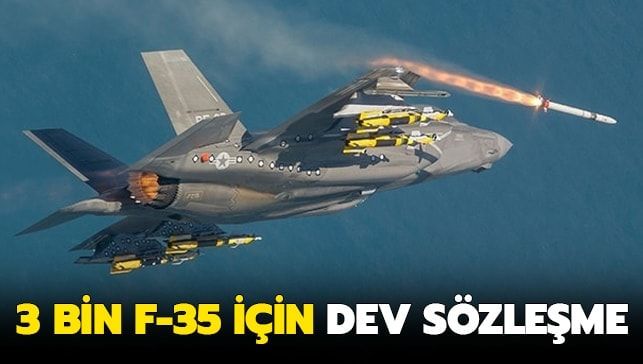 3 bin F-35 için dev sözleşme