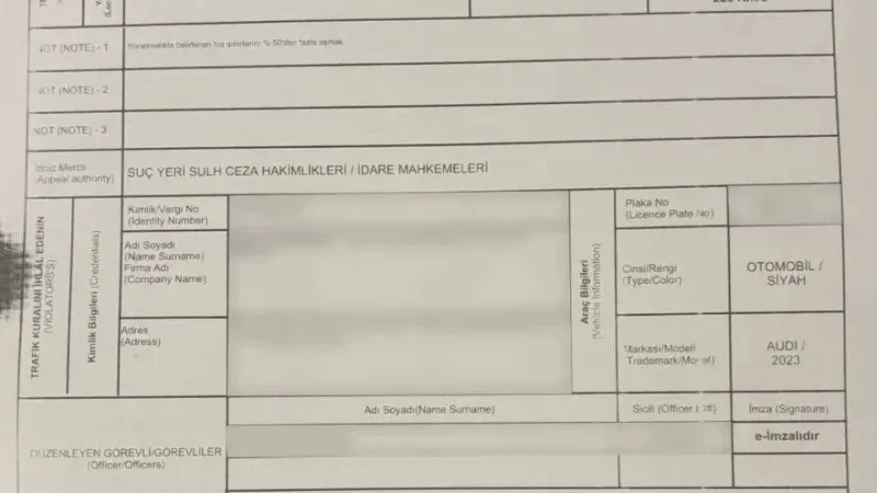 Bakan Uraloğlu’na radar cezası