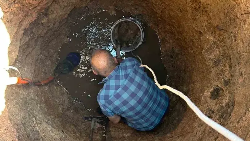 Konyalı çiftçi: 80 yıllık kuyumuzda ilk kez su bitti