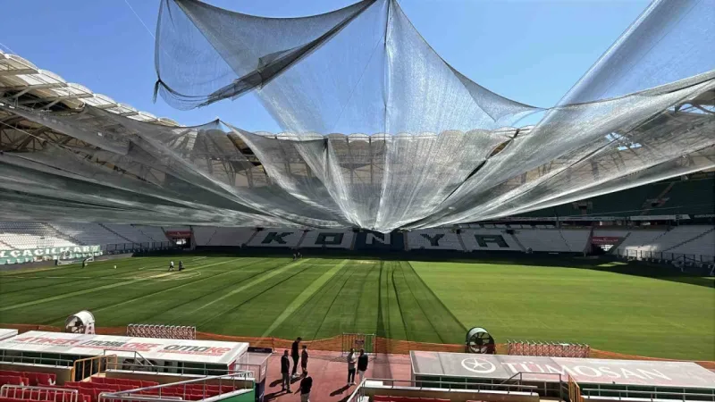 Konyaspor’da stadyum yenileme çalışmaları Konyaspor’da stadyum yenileme çalışmaları