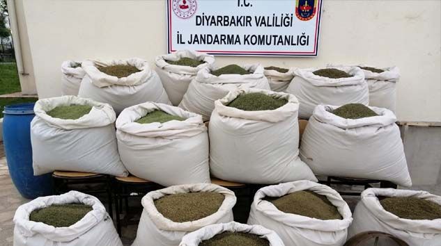 Diyarbakır’da 810 kilogram uyuşturucu ele geçirildi