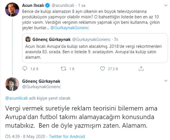 Acun Ilıcalı ile vergi tartışmasına giren Gönenç Gürkaynak kimdir?