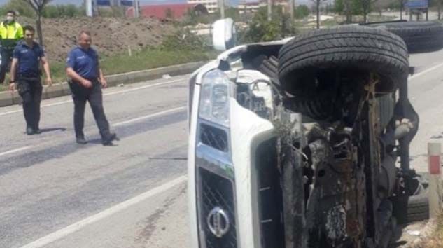 Afyonkarahisar İl Genel Meclisi üyesi ve İl Özel İdaresi Yol Müdürü trafik kazası yaptı
